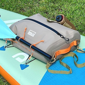 Fully submersible waterproof deck bag for kayaks and paddleboards