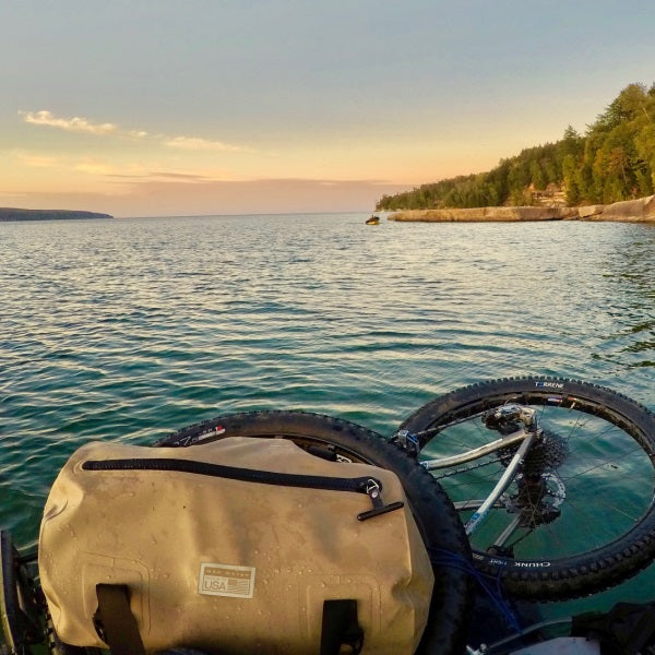 The fully submersible Waterproof USA Duffel Bag from Mad Water