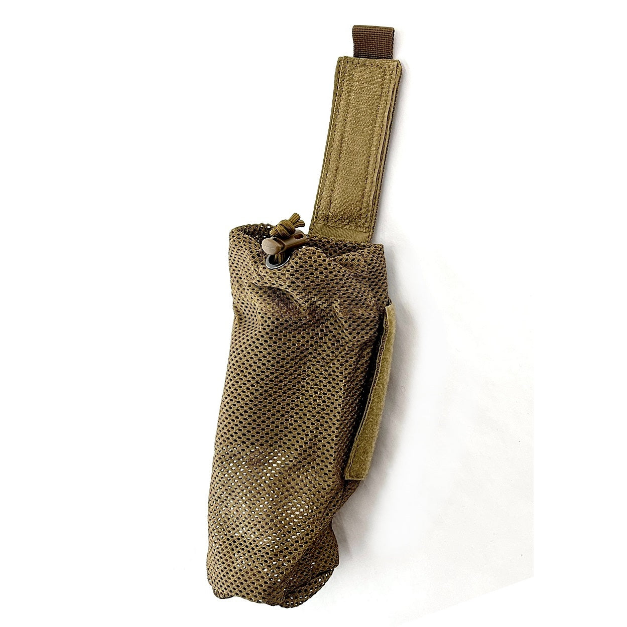 Molle water bottle holder - coyote, open