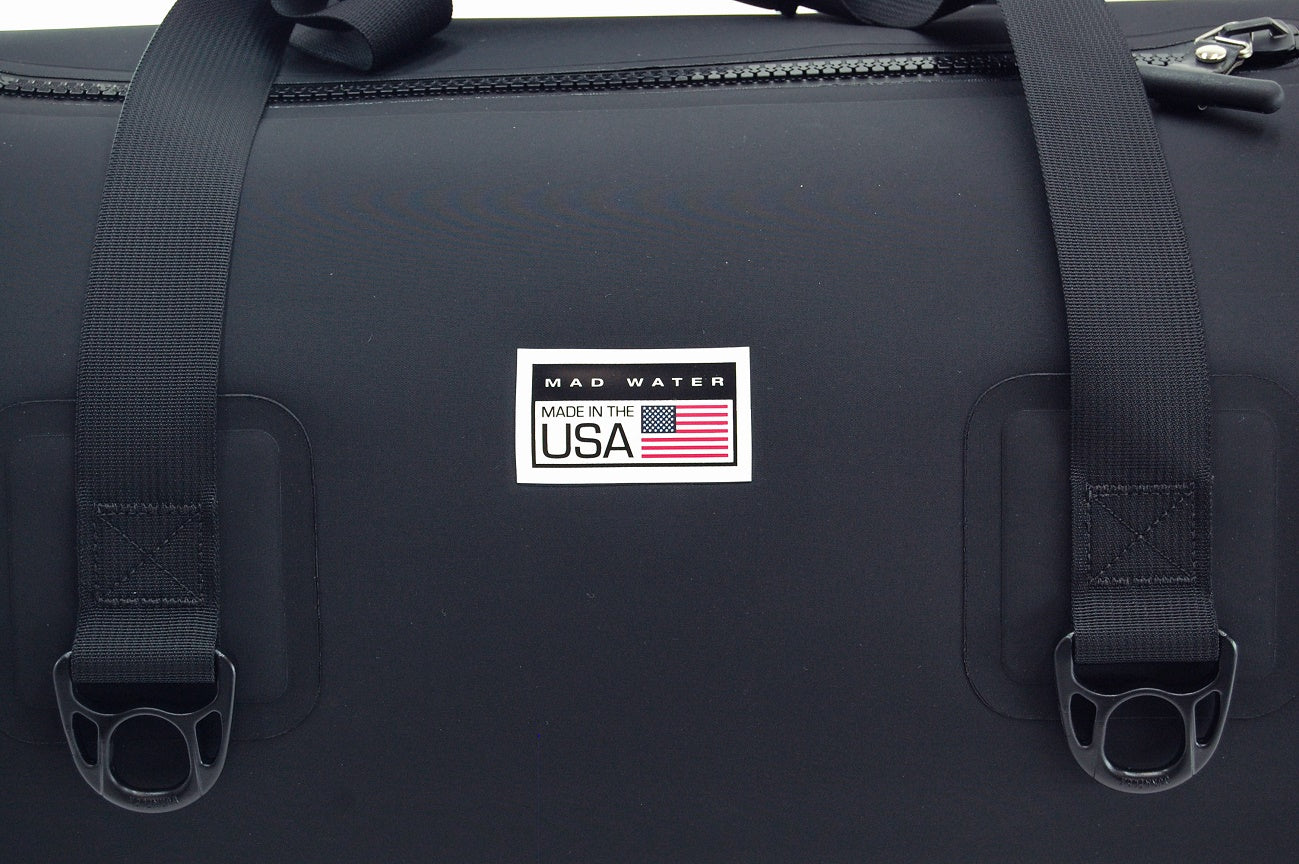 30L Waterproof USA Duffel closeup