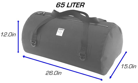 65L Waterproof USA Duffel - dimensions