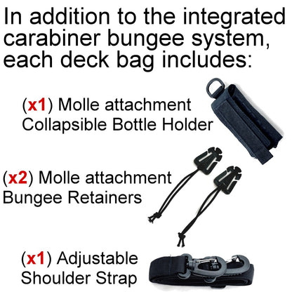 Waterproof Deck Bag included accessories