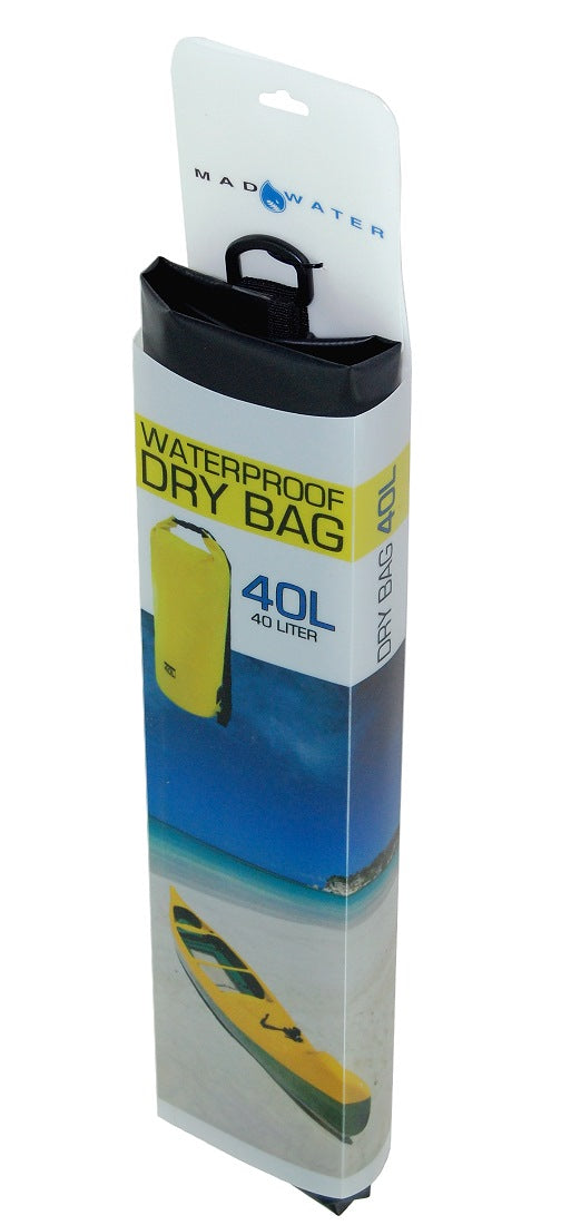 Black 40L Dry Bag in package