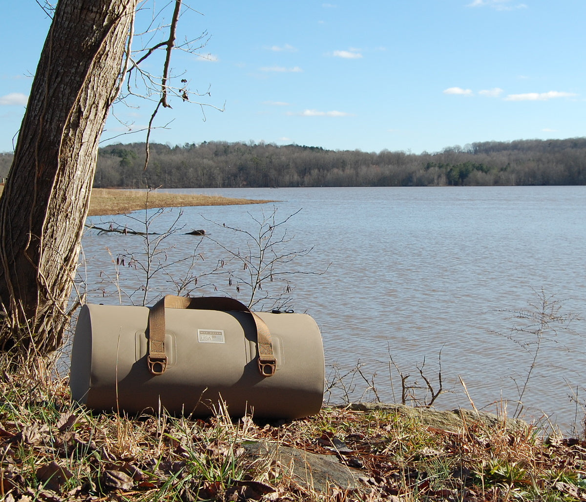 40L Allatoona Waterproof Duffel by the lake