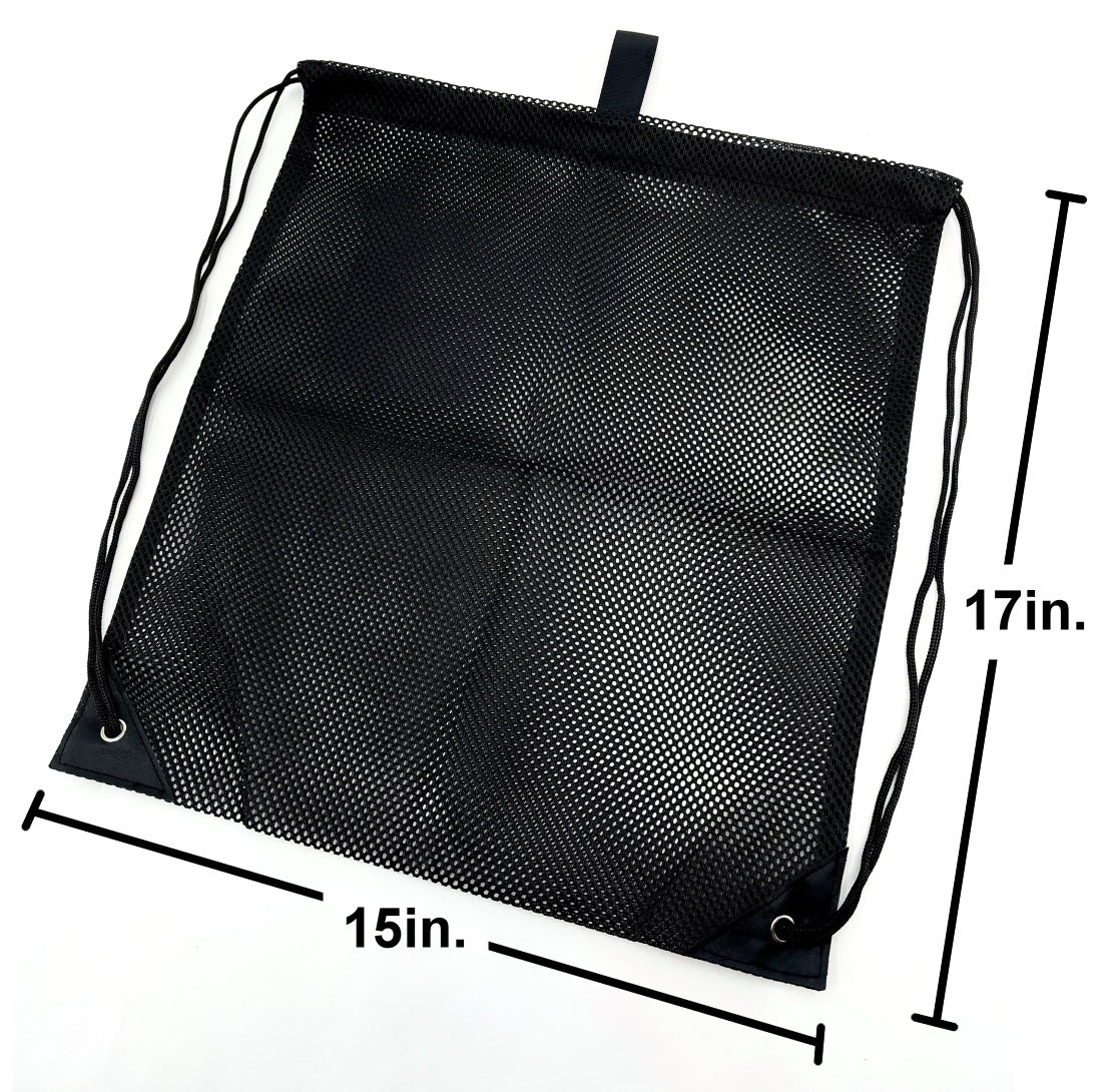 Mesh Drawstring Backpack dimensions