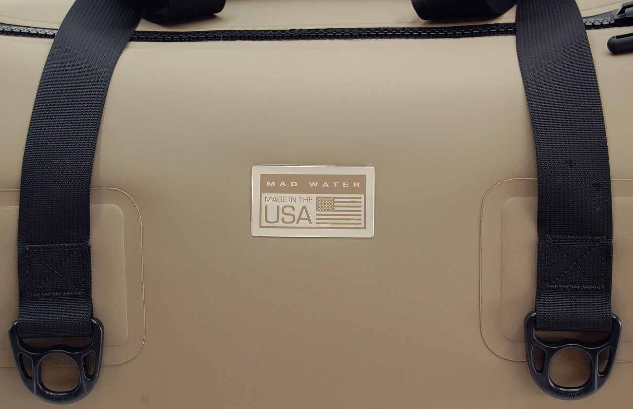 30L Waterproof USA Duffel closeup