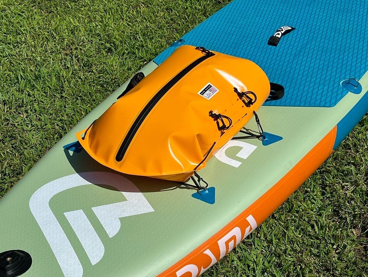 Waterproof Deck Bag on paddleboard